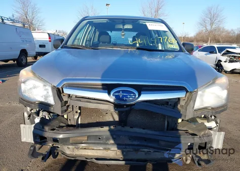 2014 Subaru Forester 2.5I from USA, damaged, VIN JF2SJAAC2EH510851